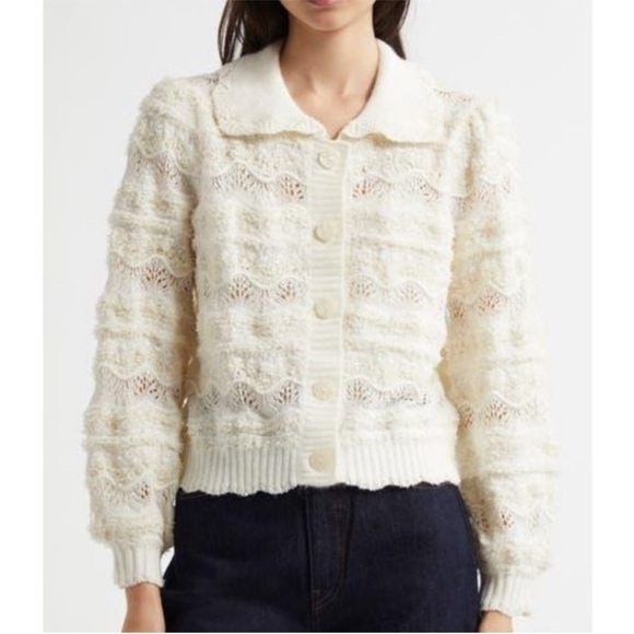 FARM Rio Cream Textured Women's Jacket - Picture 12 of 13